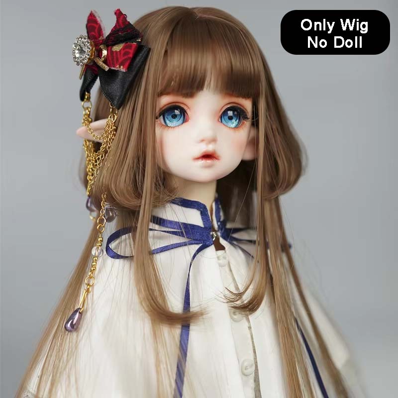 1/6 High Quality Doll Wigs For BJD Dolls Short/Long Hair High Temperature Fiber Long Curly Jellyfish Bobo Wigs Hair  Accessories