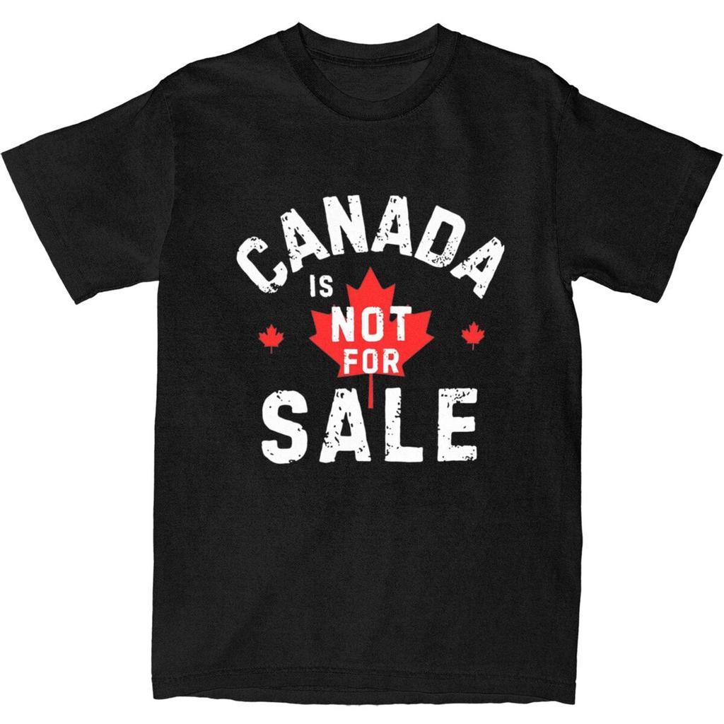 CANADA IS NOT FOR SALE T-Shirt Harajuku T-Shirts Short Sleeve Y2K Funny Tshirt Summer Cotton O-Neck Plus Size 5XL Tees