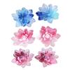 2Pcs Glowing Resin Sunflower Embellishments For Hair Clip Jewelry Making And Craft Projects Handmade Accessories