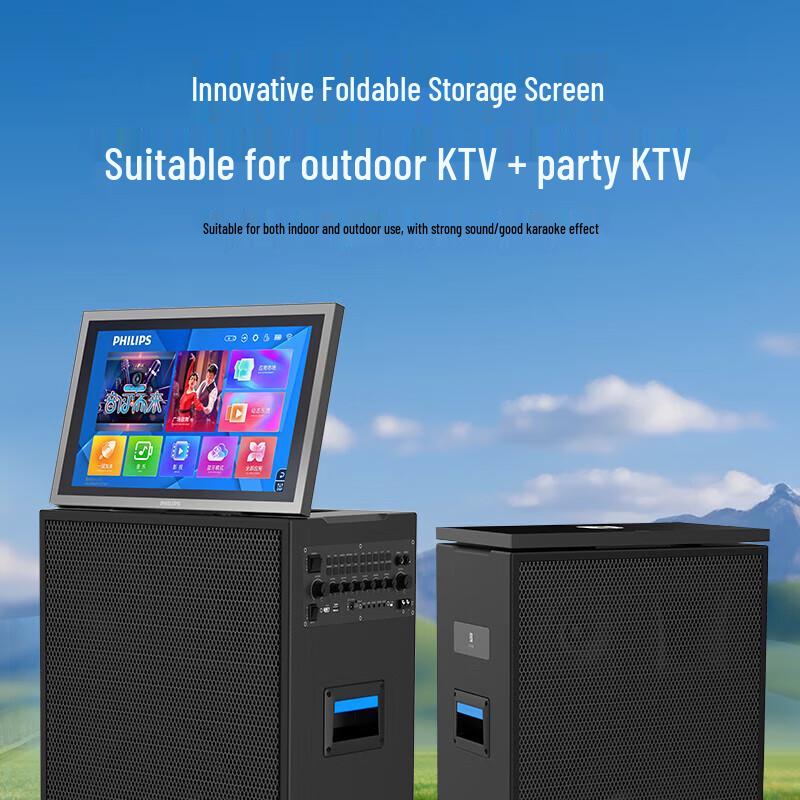 Philips SD329TSE KTV Karaoke Speaker System with Display