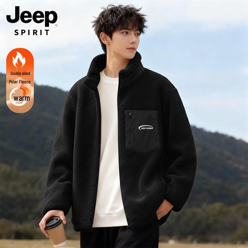 Мужская зимняя куртка JEEP SPIRIT с флисовой подкладкой, очень теплая M