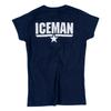 Top Gun Womens/Ladies Iceman Back Print Fitted T-Shirt
