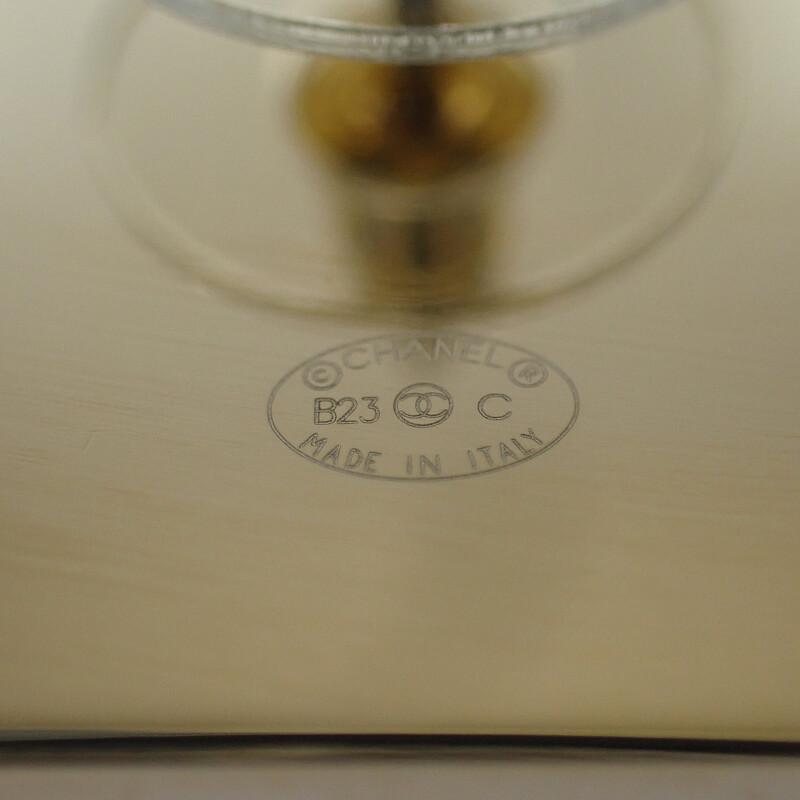 CHANEL AB9777 Pierce gold metal Women