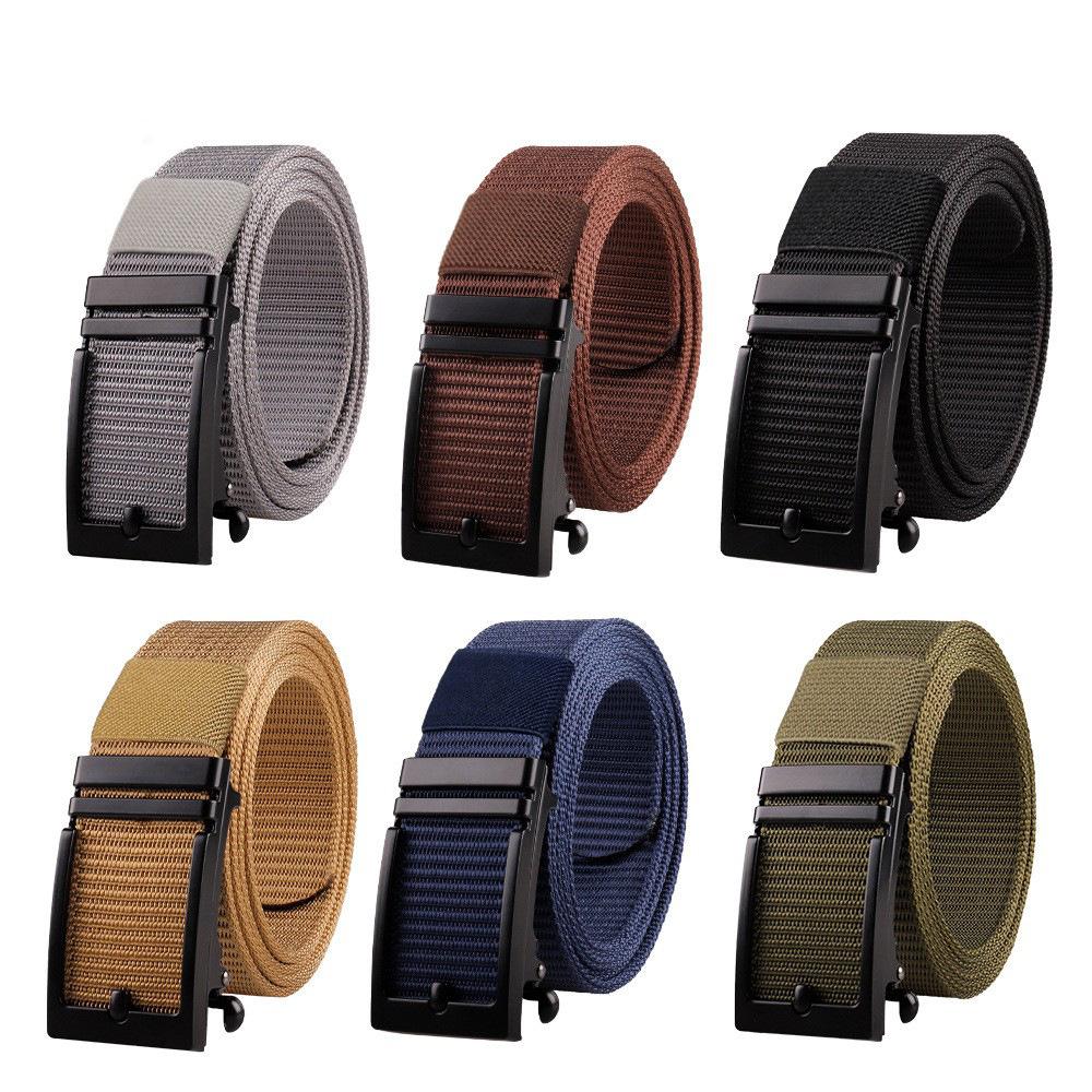 

Toothless Alloy Buckle Canvas Belt Outdoor Training Tactical Belt Men S Overalls Belt 120cm темно-коричневого кольору
