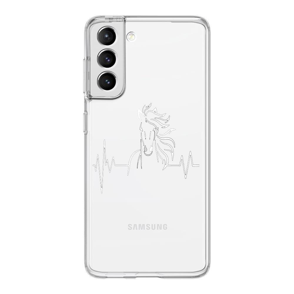 Phone Case For Samsung Galaxy S24 Ultra S23 FE S22 S20 S21 5G S10 S9 Plus S10E S8 Soft Silicone Clear Animal Art Horse Cover