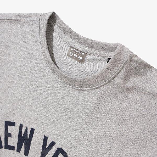 New Era New York Yankees T shirT heaTher Gray 15147502
