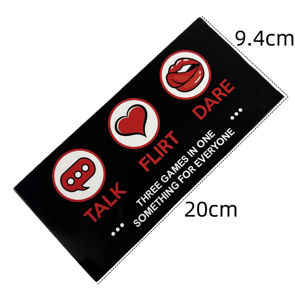 3 РІ 1 Talk Flirt Dare Couple Romantic Conversation Daring Adventure Game Cards