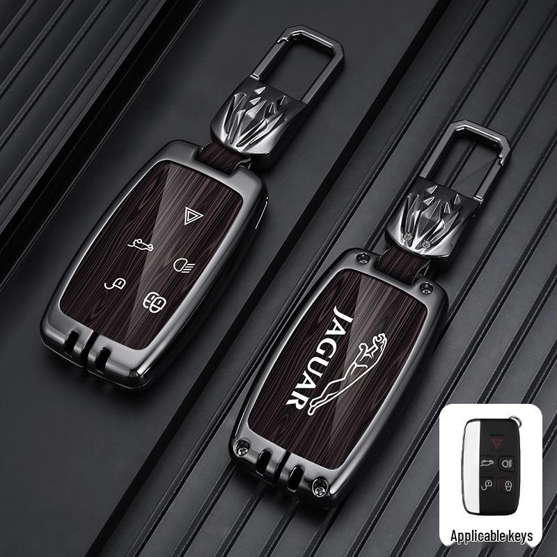 23 Jaguar XFL/XEL/F-Pace/XJL/F-Type/E-Pace Key Case with Metal Buckle for Men & Women