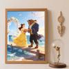 Beauty and the Beast Diamond Painting Art Kit Handmade DIY5D Home Decor Gift