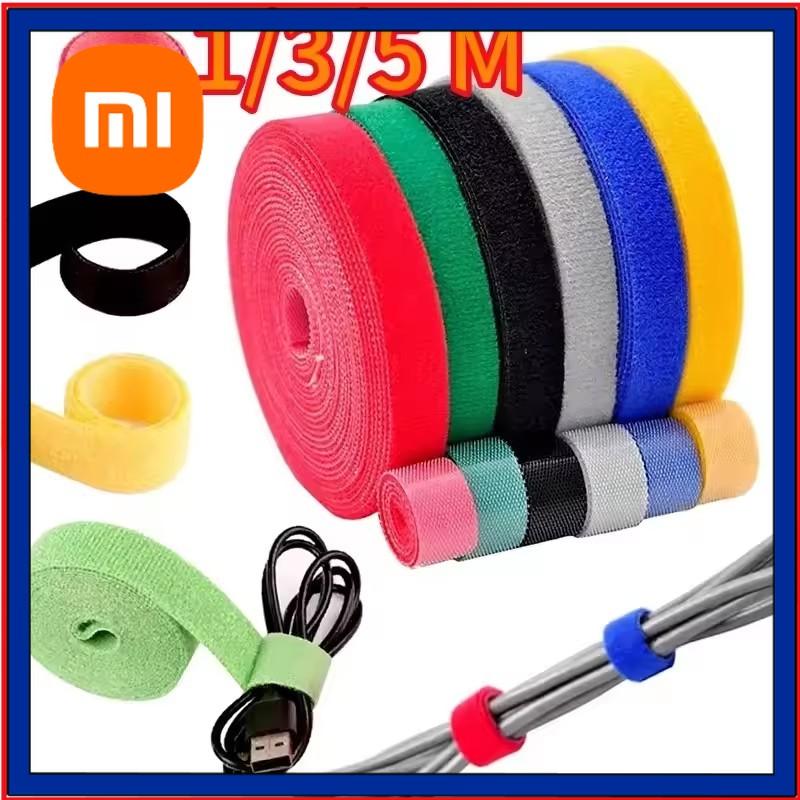 Xiaomi 1/5M Cable Organizer Cable Management Wire Winder Tape Earphone Mouse Cord Management Ties Protector For iPhone Xiaomi Samsung