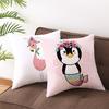 Internet Celebrity Cute Animal Pillow Cover Living Room Sofa Cushion Cover Bedside Pillow Cover