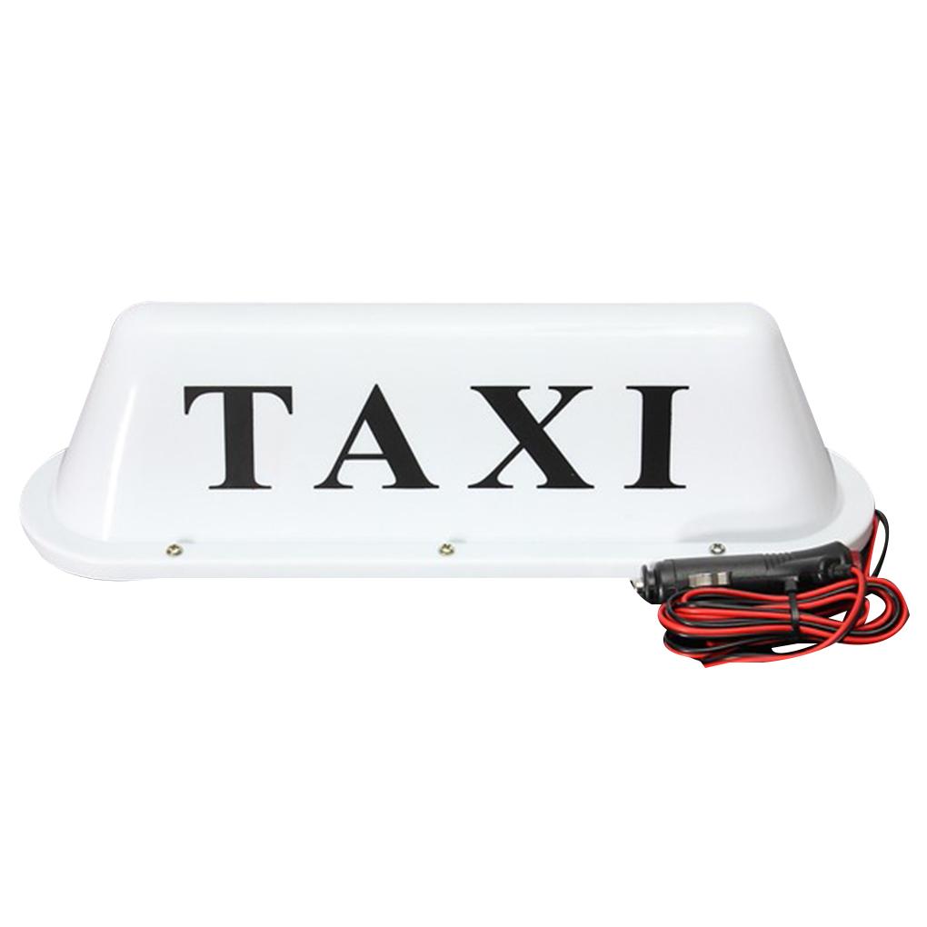 Auto LKW Taxi Schild Dachkuppel LED Licht Lampe Schale Magnetfuß Zigarettenanzünder 12V