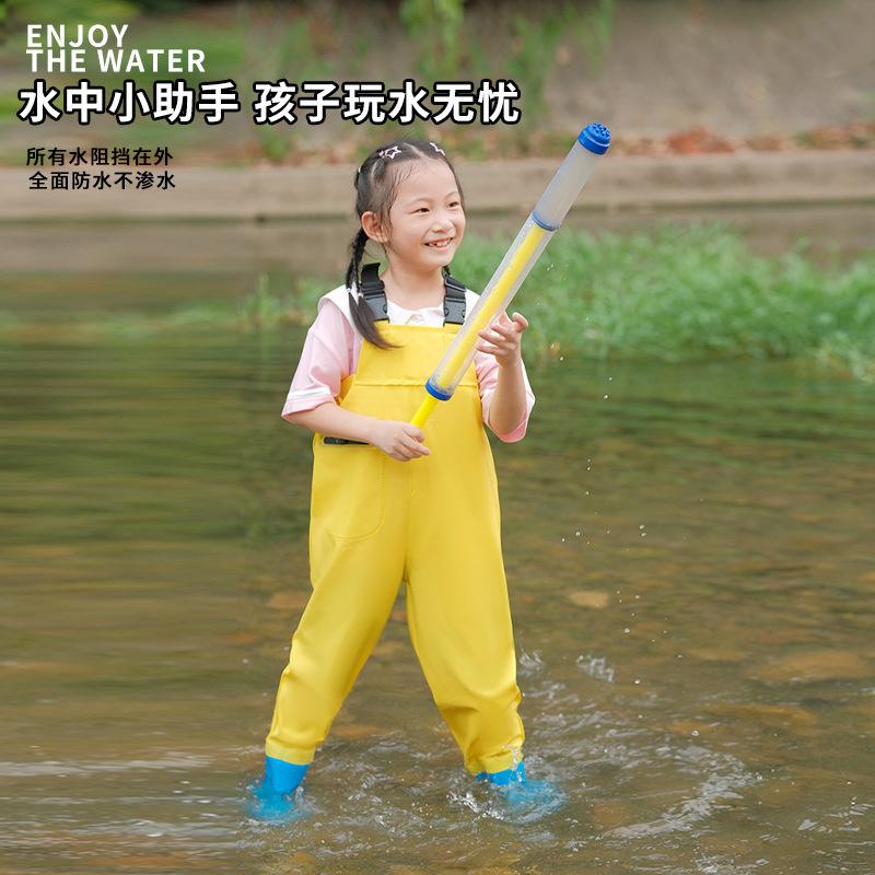New waterproof shoes high-top dynamic waterproof rain shoes wear-resistant yellow outdoor summer wading rain boots rubber shoes