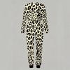 Women Loose Round Neck Long Sleeve Shirt And High Waist Straight Leg Pants Two Piece Daily Leisure Suit