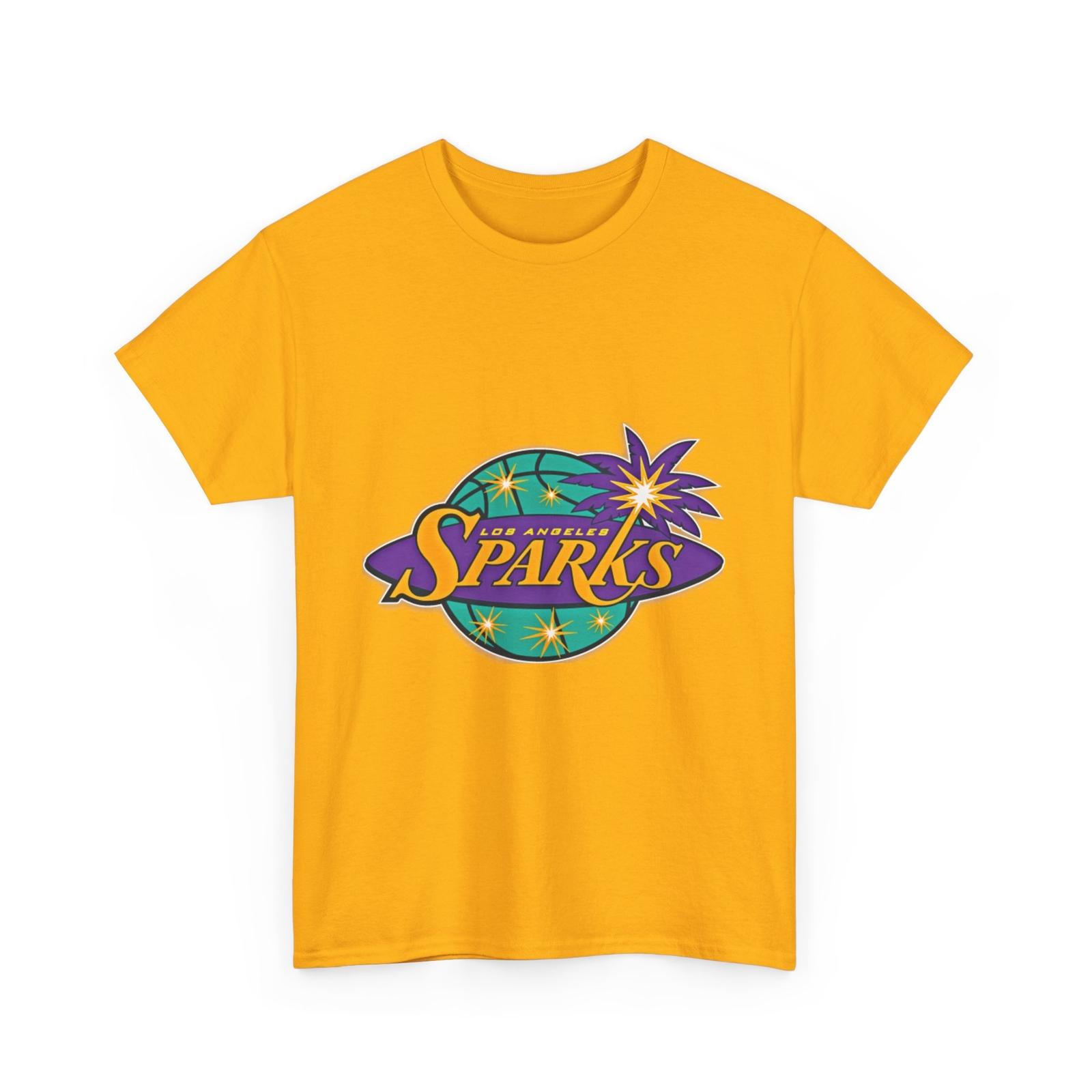 Унисекс футболка из плотного хлопка Los Angeles Sparks - Футболка для фанатов баскетбола LA Sparks 4XL
