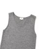 Covernat Woman Layered Long Knit Dress Melange Gray