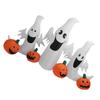 Inflatable Ghost Pumpkin 230cm Blow Up Decoration with LED Lights for Outdoor Yard Lawn