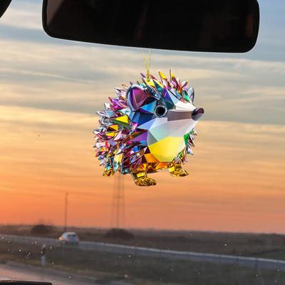1/2 Pcs Pendentifs Automobiles avec Lanière Facile à Accrocher Design Cristal Coloré Acrylique Étincelant