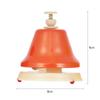 8 Notes Colorful Hand Bells Hand Bell Set Musical Percussion Instrument Iron & Plastic Material for Early Music Education