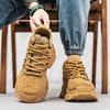 Buty Męskie Sneakersy na Platformie typu High-top Trend Wszechstronne Sportowe Rekreacyjne Grube Podeszwy Podwyższające Buty Toolingowe Zapatillas Hombre