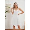 Summer Women's Halter Dress Solid Colour Round Neck Halter Loose Sleeveless Dresses