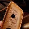 Car Key Case Cover Leather Accessories Keychain Fob Protector for Bmw Series 1 F15 F16 F20 F48 G20 G30 X1 X3 X4 X5 X6 Keyring