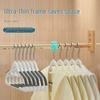 Anti-Slip, No-Indent Clothes Hangers with Thickened Design for Home Storage