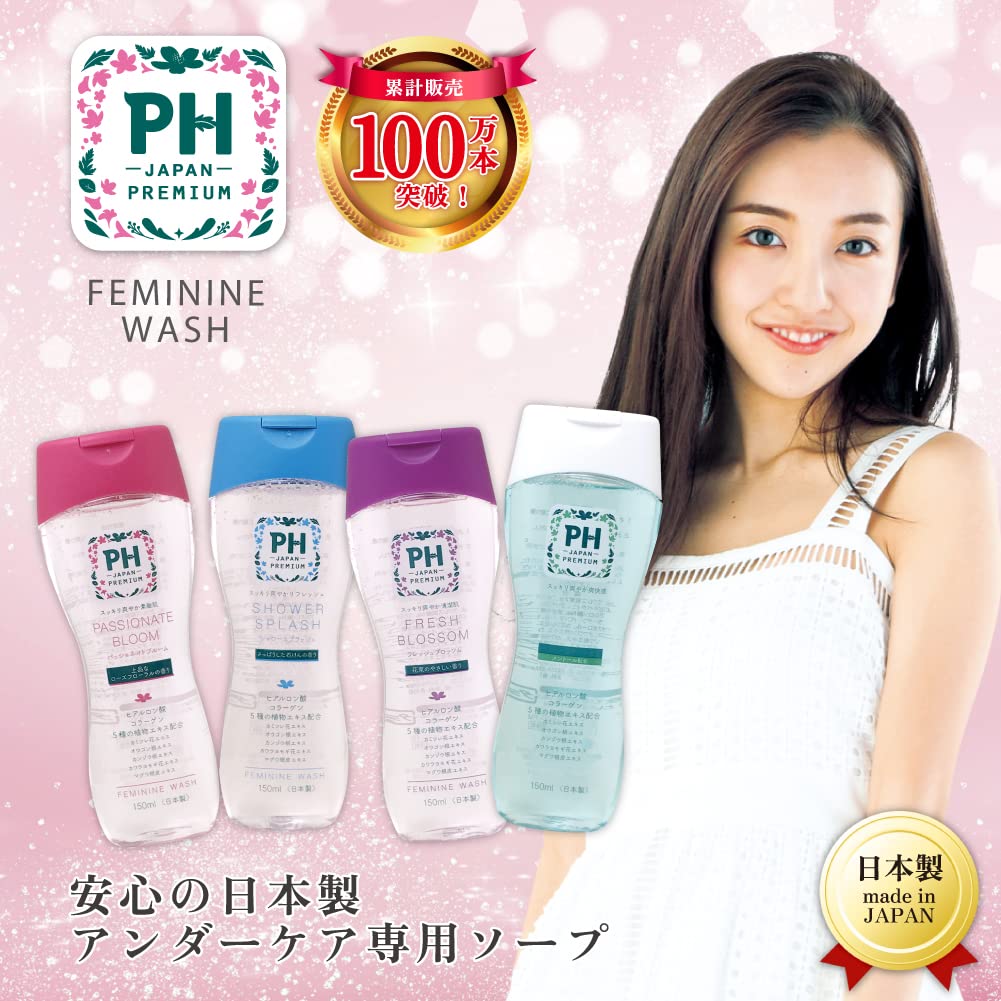Delicate Zone Soap Feminine Wash 150ml 1 Bottle 1 Feminine PH-JAPAN-PREMIUM (Powder Mint, + Wet)