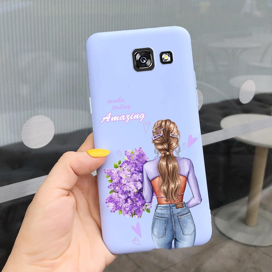 A5 2016 Case For Samsung Galaxy A5 2017 Cover A520 SM-A520F Popular Flower Shockproof Bumper For Samsung A5 2016 A510 Soft Funda