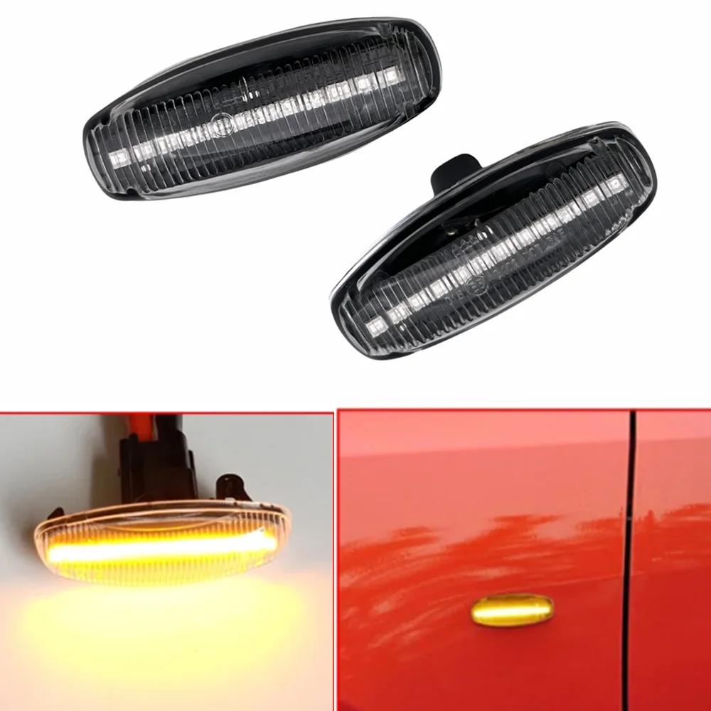 For Toyota Yaris Vios 2014- New 2PCS Sequential Blinker Light Car LED Dynamic Side Marker Turn Signal Light Car Accessories