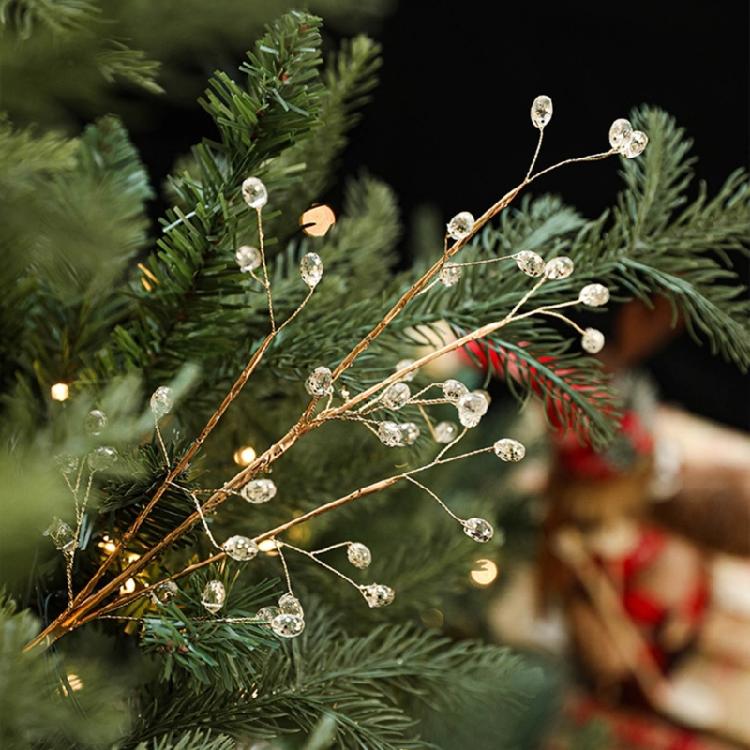 Set Of 5 Artificial Plant Branches for Christmas Tree Embellishment Holiday Vase Fillers Wedding Branch Decorations
