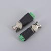 10pcs/lot BNC Connector Male Coax Cat5 DC Adapter Balun Connector for CCTV Camera Accessories