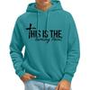 Men's Raglan Long Sleeve Hooded Sweatshirt