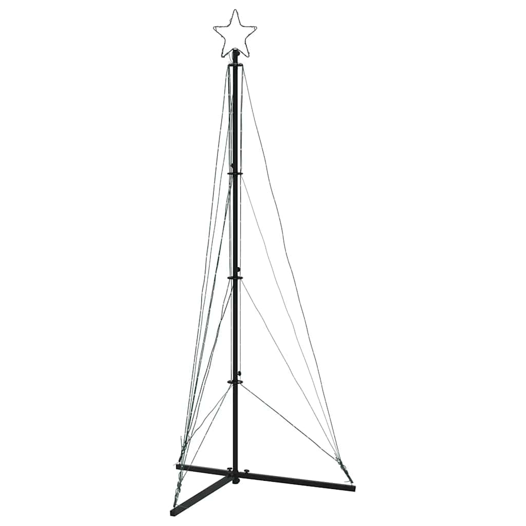 vidaXL LED Weihnachtsbaum 363 LEDs Warmweiß 182 cm