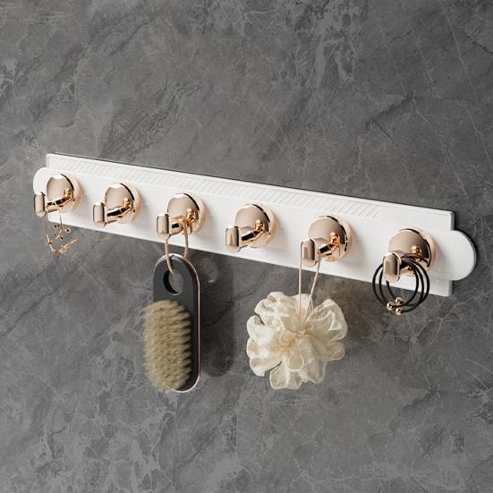 Self-Adhesive Wall Bathroom Hook Strong Load-bearing Hanger Organizer Hook