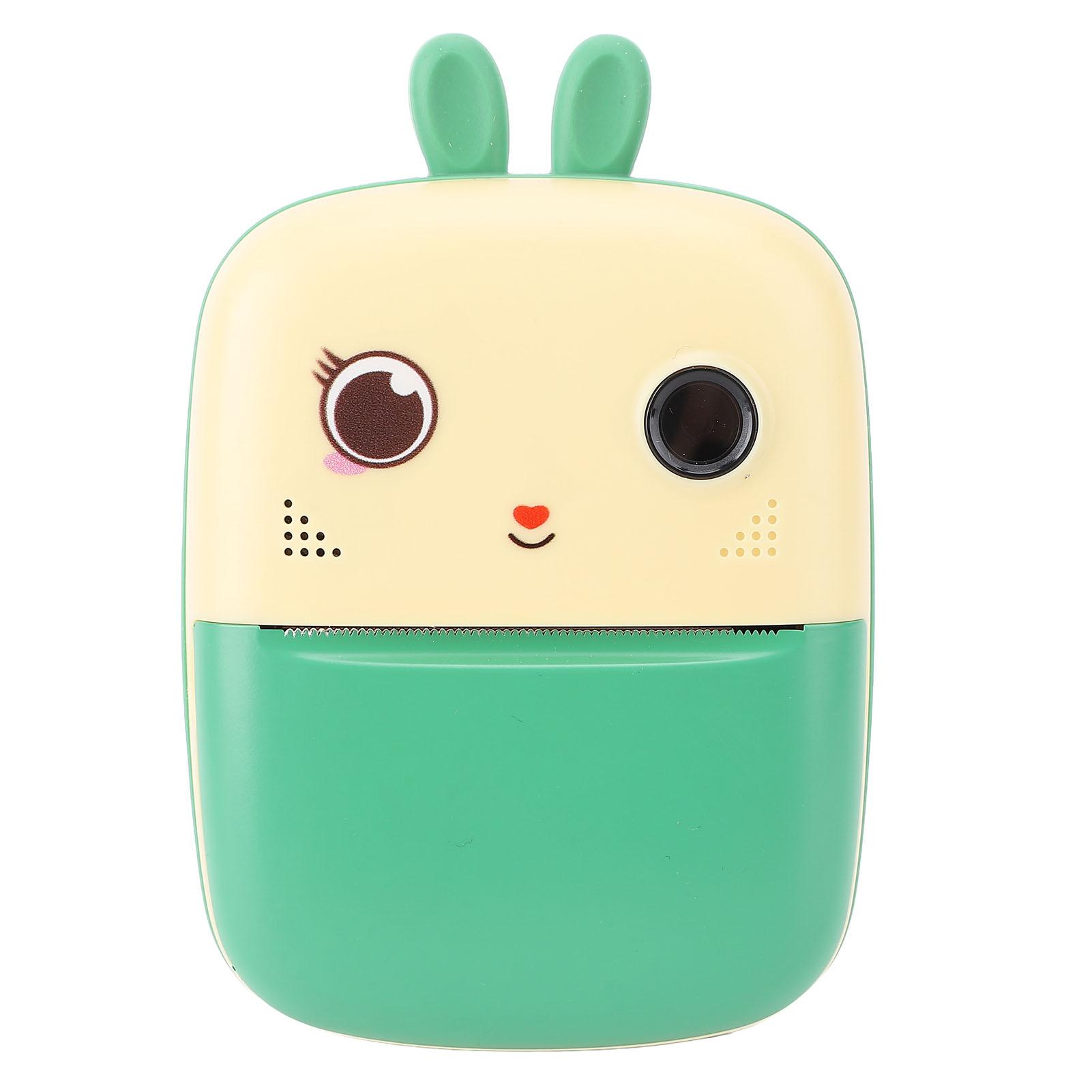 

Маленькая камера для печати 1080P 80MP Micro Portable 2 камеры Мгновенная черно-белая фотопечать Розовый зелёный