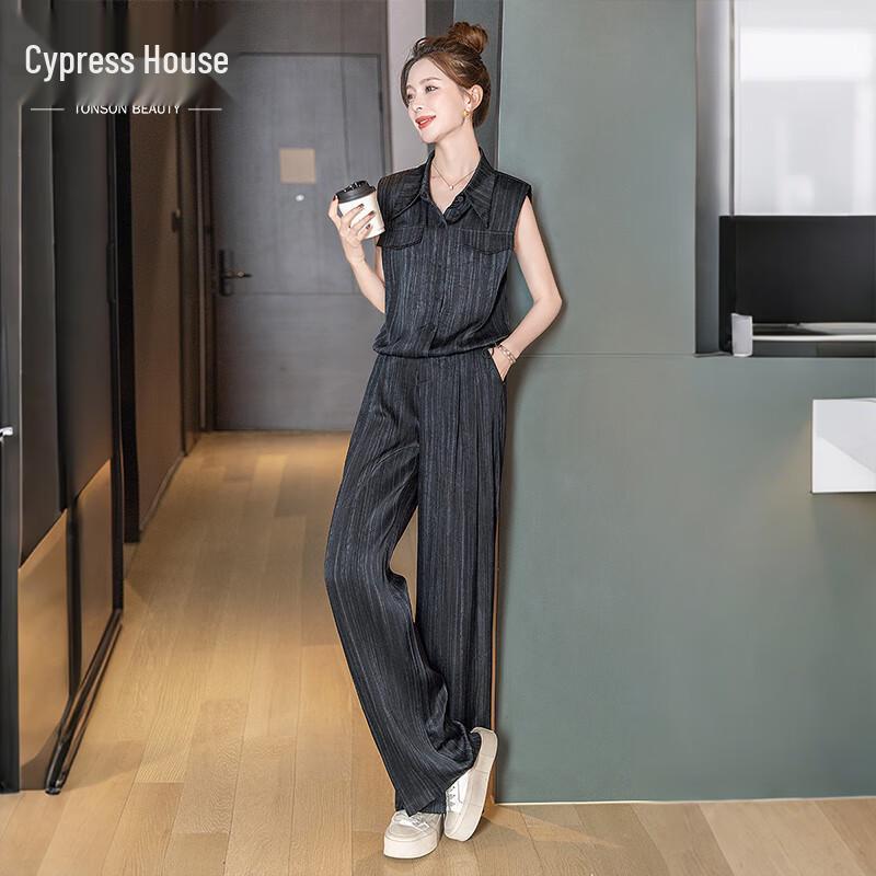 Silbaishe Women s Commuter Style Two-Piece Set XL