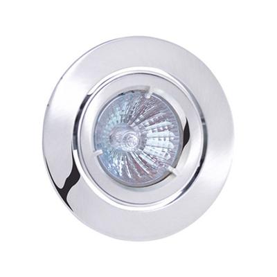 Round Matt Chrome Spot Holder GU10/GU5.3
