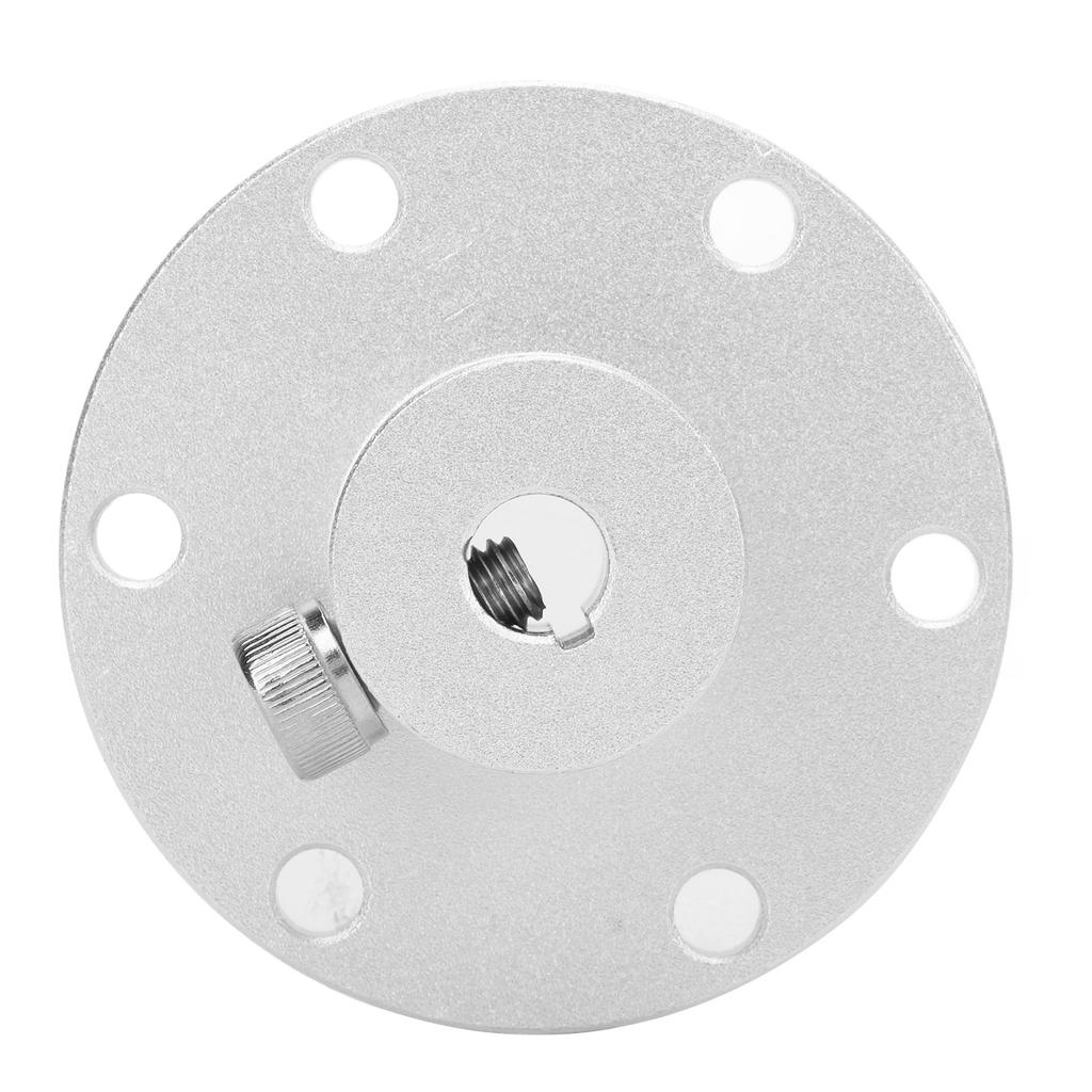 8mm Flanschwellenkupplung Aluminiumlegierung Starre Flanschführungswellenkupplung Motorverbinder mit Passfeder für 14049 Rad DIY RC Modellmotoren