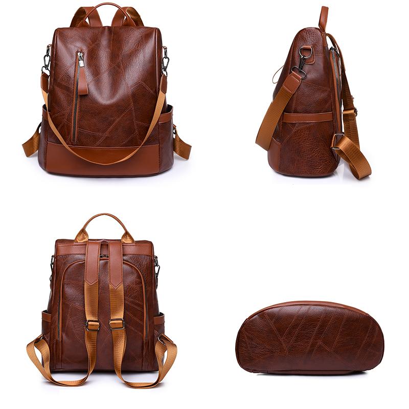 Rucsac cu design antifurt pentru femei Rucsac de zi ocazional Rucsac pentru femei în aer liber, genți multifuncționale de călătorie pentru umăr