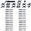 3D ABS Glossy Black XDrive Alphanumeric Emblem Sticker for BMW X1 X2 X3 X4 X5 X6 X7 & GT - 18i 20i 23i 25i 28i 30i 35i 40i 45i 5