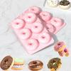 Silicone Donut Cake Pan 6-Cavity Silicone Fluted Tube Cake Pans,Non-Stick Silicone Molds for Donut,Jelly,Cupcake,Doughnut,Bread