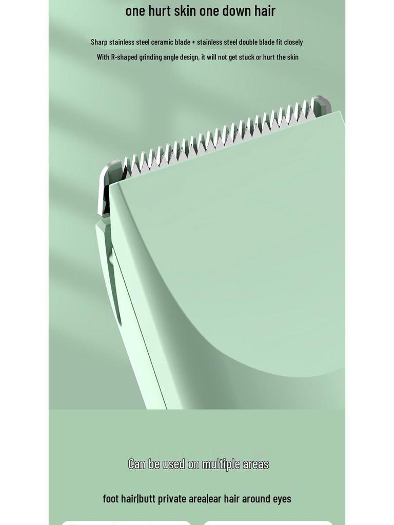 Four-in-One Pet Clipper: Cat Paw Shaver & Dog Hair Trimmer