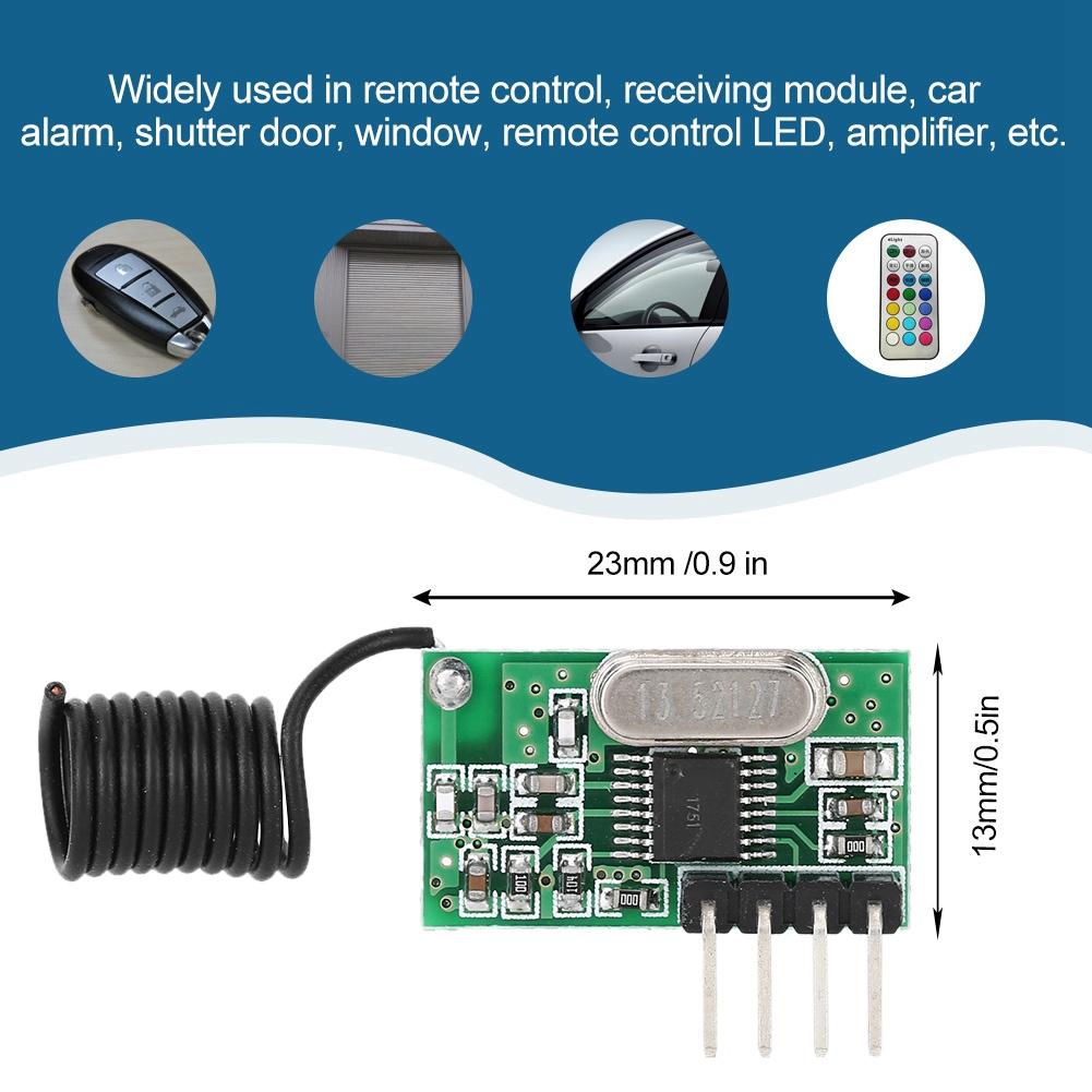 CJR500 433mhz RF Superheterodyne Receiving Module Wireless Receiver DC5V