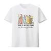 There Is No Such Thing As Too Many Books Bookish T Shirt Floral for Librarian Book Nerd Vintage Washed Homme Streetwear