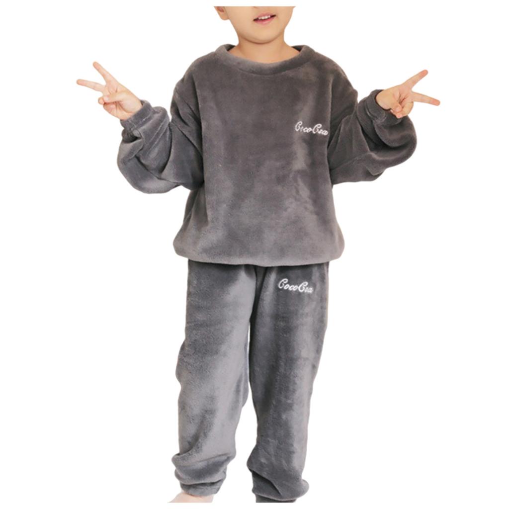 Kinder Winter Jogginghose - Warme Plüsch Hose Für Jungen & Mädchen 3-15 Jahre