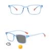 Ultra Light Photochromic Reading Glasses Anti Blue Light, Men Women Simple Comfort High Definition UV Protection Eye Care Presbyopic Glasses