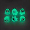 Ornament Peisaj Luminos Halloween Set 6 Buc. Statuie Fantomă Rășină Lumină Verde Strălucire în Întuneric Distracție Acasă Mașină DIY Decorațiune Cadou