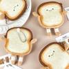 Cute Japanese Toast Plush Coin Purse - Creative Bread Pendant for Earphone & Coin Storage