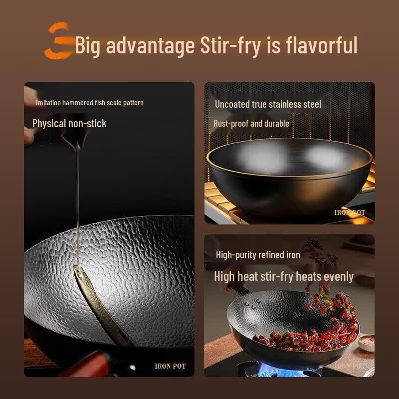 SUPOR 30cm Fine Iron Wok